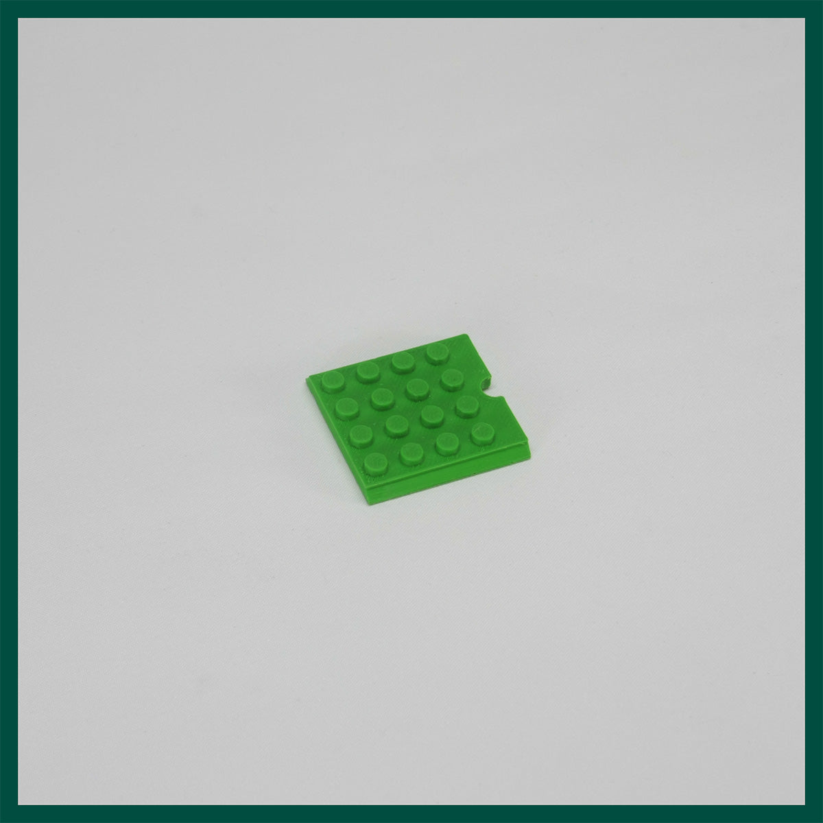 FAVO Base Plate F.L.1 37mm - close-up of stud pattern compatible with LEGO bricks