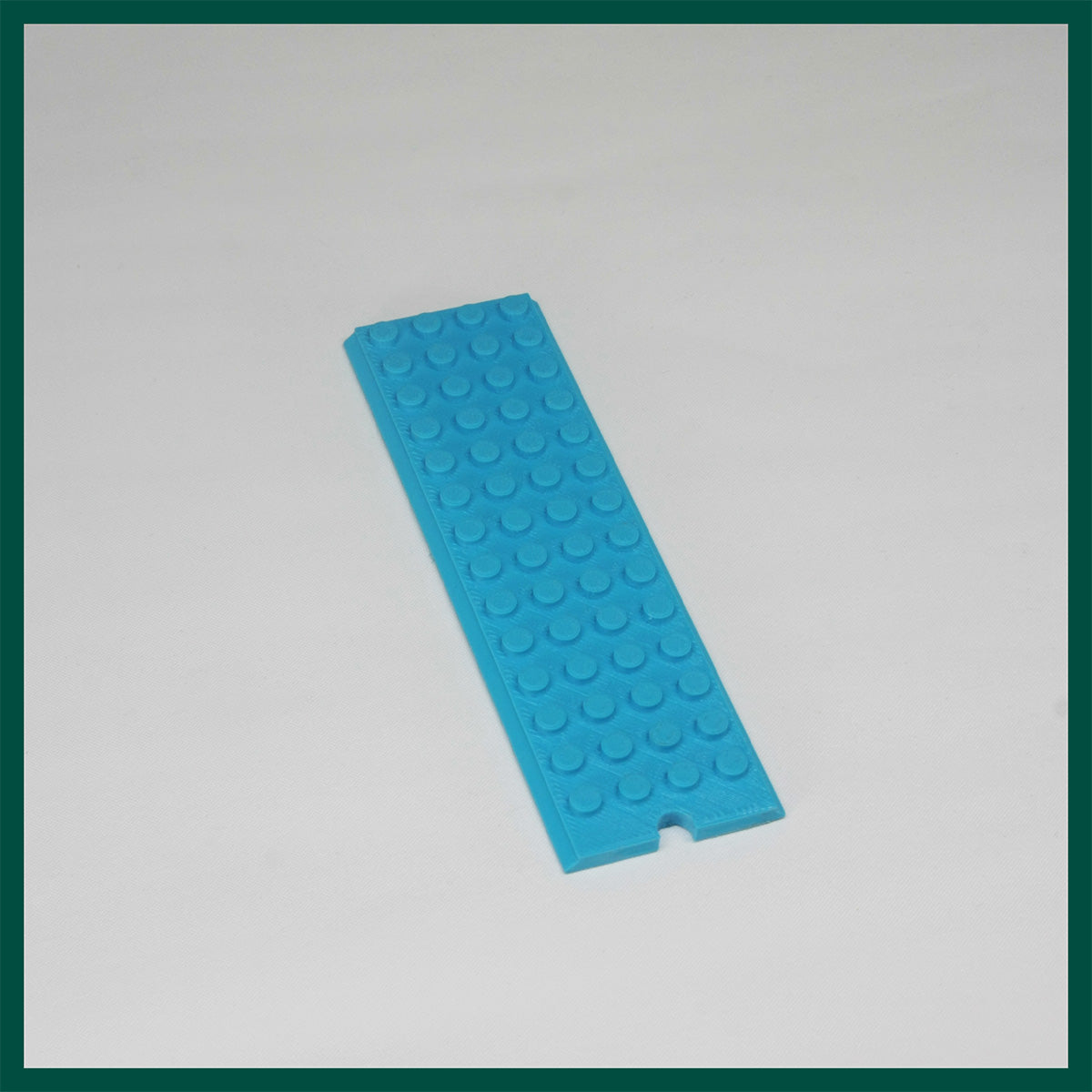 FAVO Base Plate F.L.3 117mm in Light Blue - brick-compatible hex shelf insert
