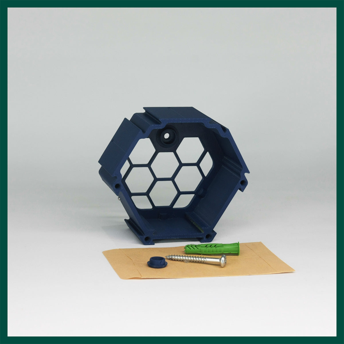 FAVO F.1 Base Module in Navy Blue - eco-friendly reclaimed plastic wall display